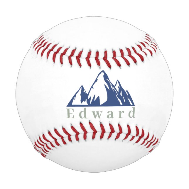 Personalized Baseballs, Custom Engraved Baseball  (Front)