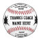 Personalized Baseballs with Coach, Player's NAMES