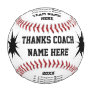 Personalized Baseballs with Coach, Player's NAMES