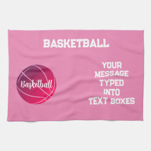 Personalized Basketball,Basketball Gift Ideas Kitchen Towel