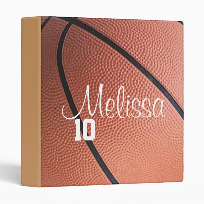 Personalized Basketball Binder Zazzle