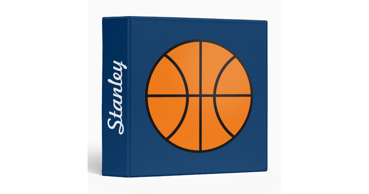 Personalized Basketball Binder Zazzle