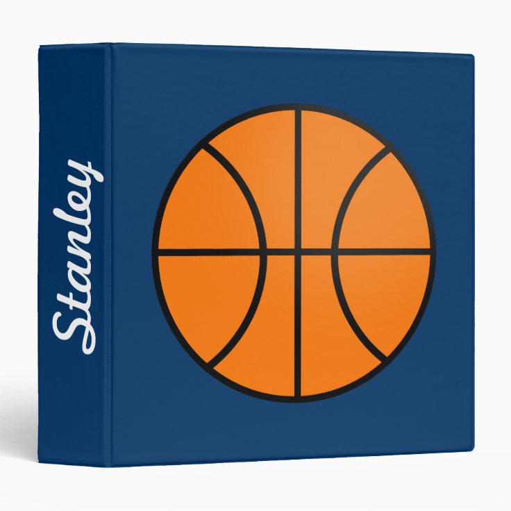 Personalized Basketball Binder Zazzle