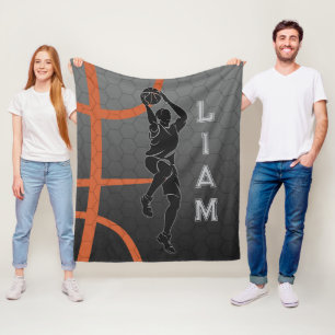 Personalized Basketball Blanket, Gifts For Basketb