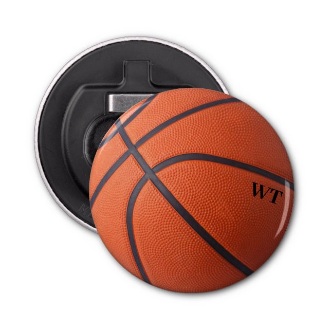 Personalized Basketball Bottle Opener (Front)