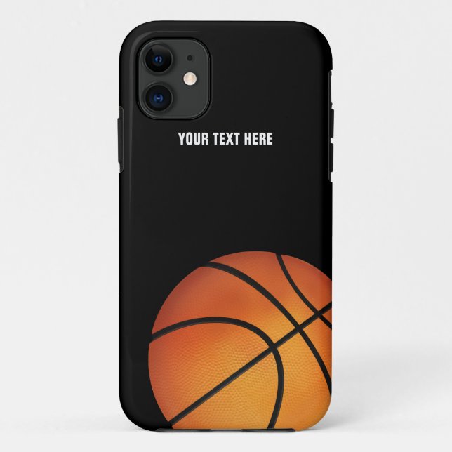 Personalized Basketball Case-Mate iPhone Case (Back)