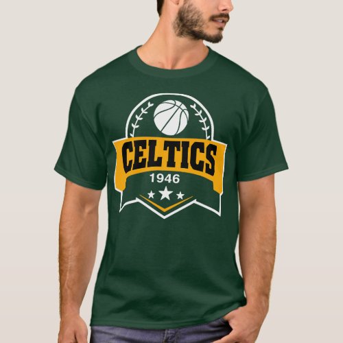 Personalized Basketball Celtics Proud Name Vintage T_Shirt