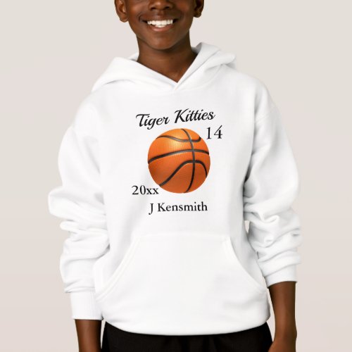 Personalized Basketball Champions League design 3 Hoodie