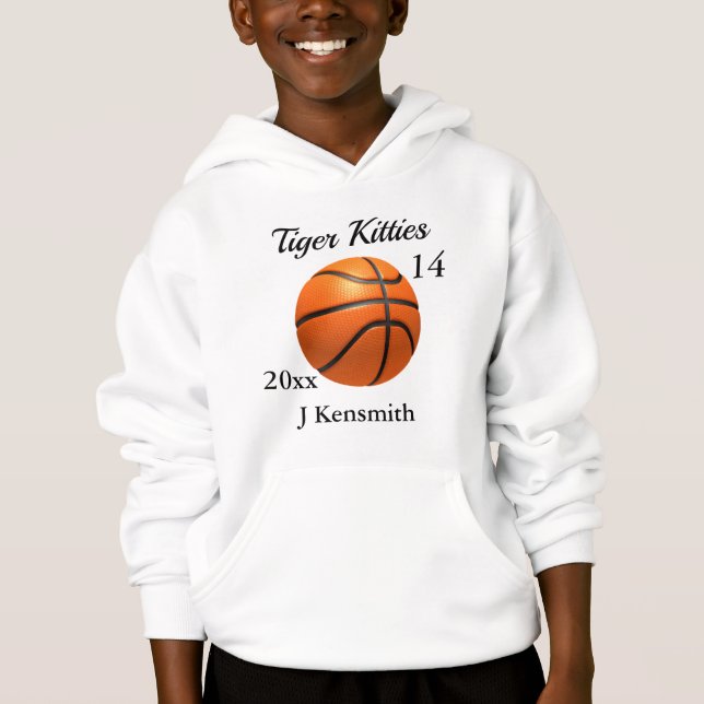 Personalized Basketball Champions League design 3 Hoodie (Front)