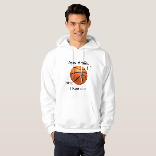 Personalized Basketball Champions League design 4 Hoodie