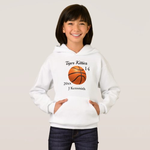 Personalized Basketball Champions League design 4 Hoodie