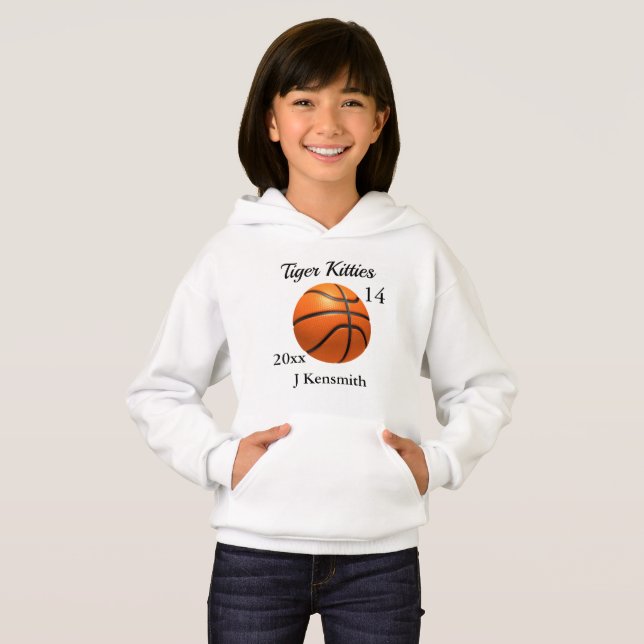Personalized Basketball Champions League design 4 Hoodie (Front Full)