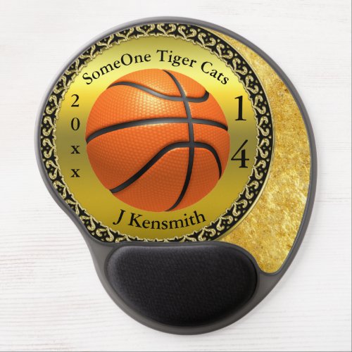 Personalized Basketball Champions League design Gel Mouse Pad