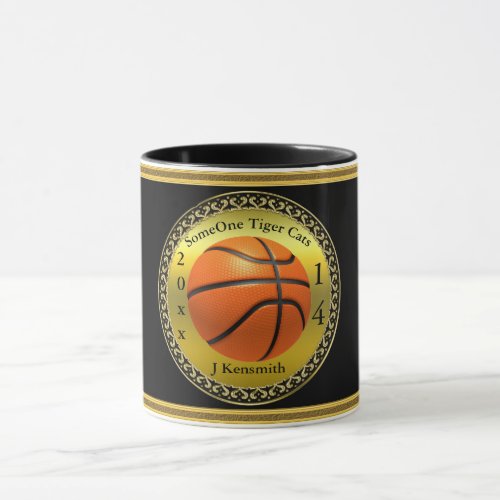 Personalized Basketball Champions League design Mug