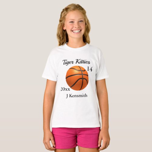 Personalized Basketball Champions League design T_Shirt
