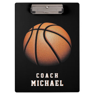 Personalized Basketball Coach Clipboard