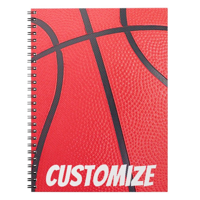  Personalized | Basketball coach notebook journal  (Front)