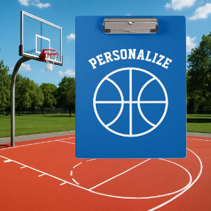 Personalized basketball coach sport accessories clipboard