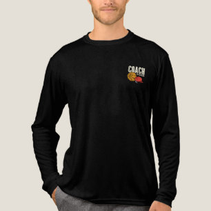 Personalized Basketball Coach Tri-Blend Shirt