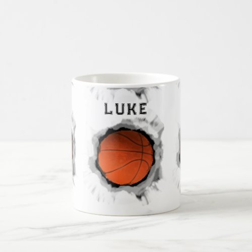 Personalized Basketball Coffee Mug