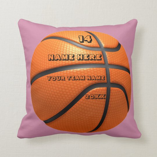 Personalized Basketball cushion with Player Name