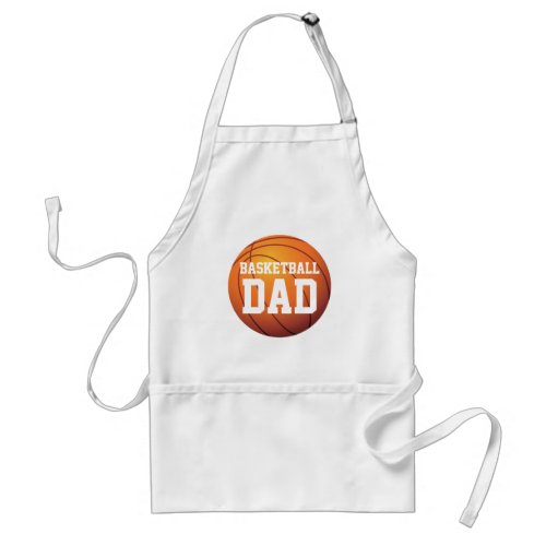 Personalized Basketball Dad Adult Apron