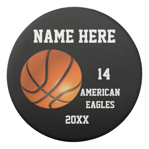 Personalized basketball Erasers