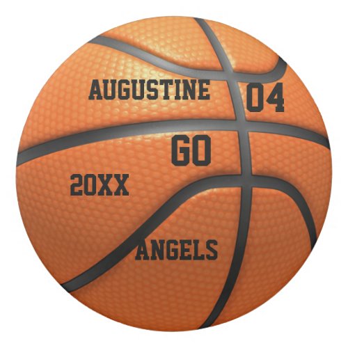 Personalized basketball Erasers for the team