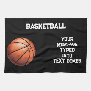 Personalized Basketball Gift Ideas Kitchen Towel