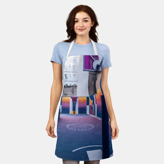 personalized basketball gifts apron (Worn)