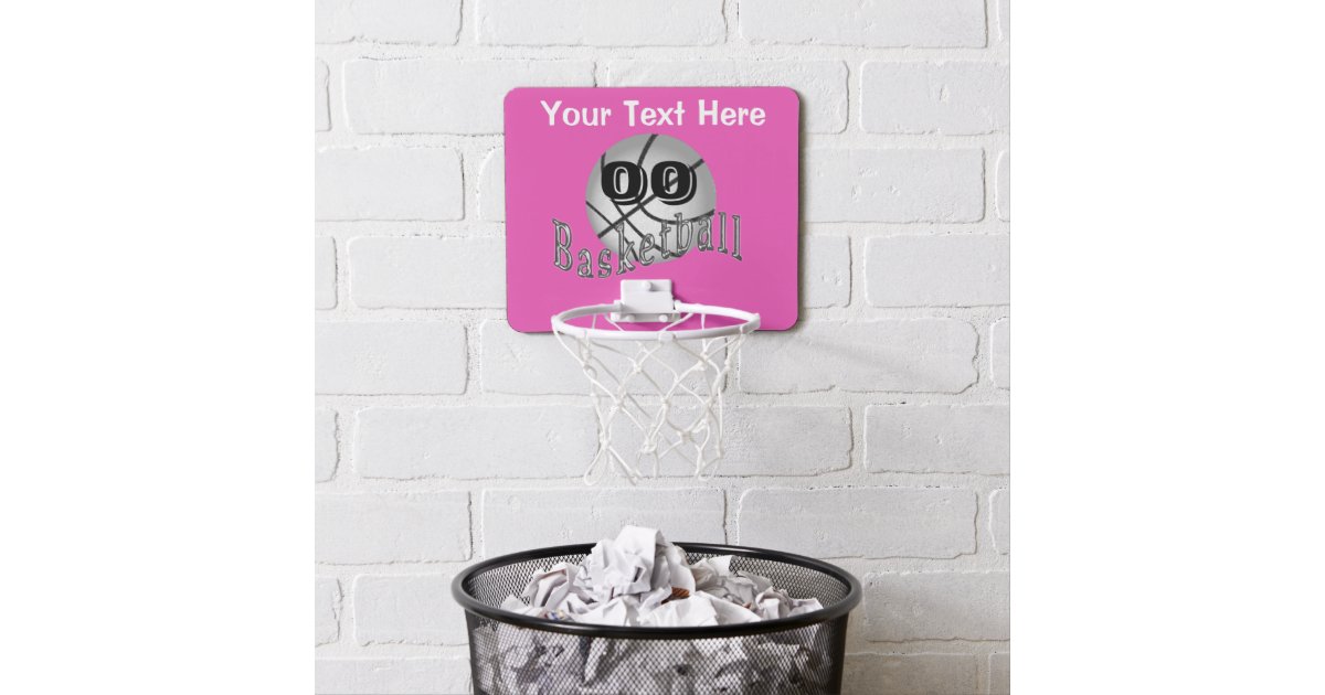 Personalized Basketball Gifts for Girls Mini HOOP Zazzle