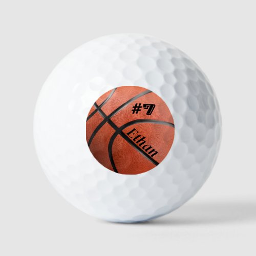 Personalized Basketball  Golf Balls