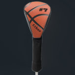 Personalized Basketball  Golf Head Cover<br><div class="desc">Personalized Basketball Golf Head Cover Design for Golf Players.</div>