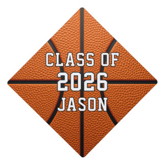 Personalized Basketball Graduation Cap Topper 
