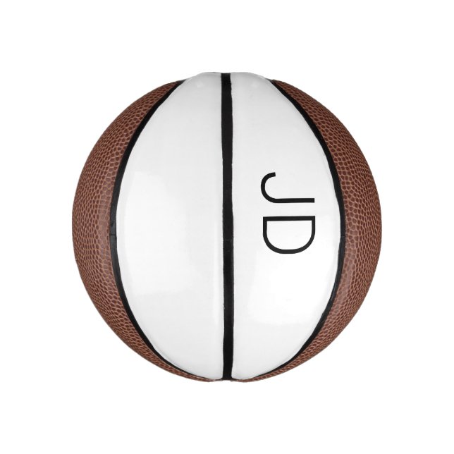 Personalized basketball initials (Vertical)