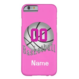 PERSONALIZED Basketball iPhone 6 Cases for Girls Barely There iPhone 6 Case