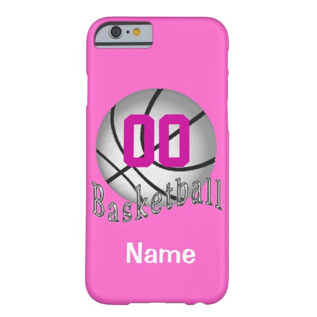 PERSONALIZED Basketball iPhone 6 Cases for Girls (Back)