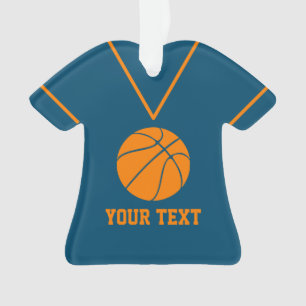 Personalized Basketball Jersey custom name Ornament