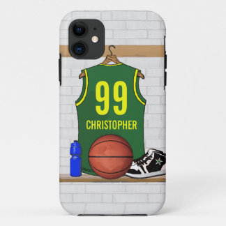 Personalized Basketball Jersey (GY) iPhone 11 Case