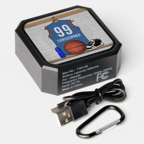 Personalized Basketball Jersey LB Bluetooth Speaker