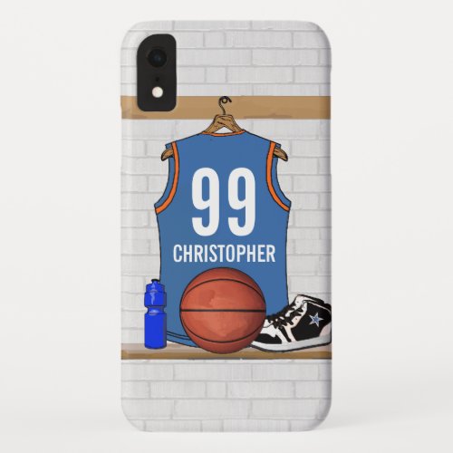 Personalized Basketball Jersey LB iPhone XR Case