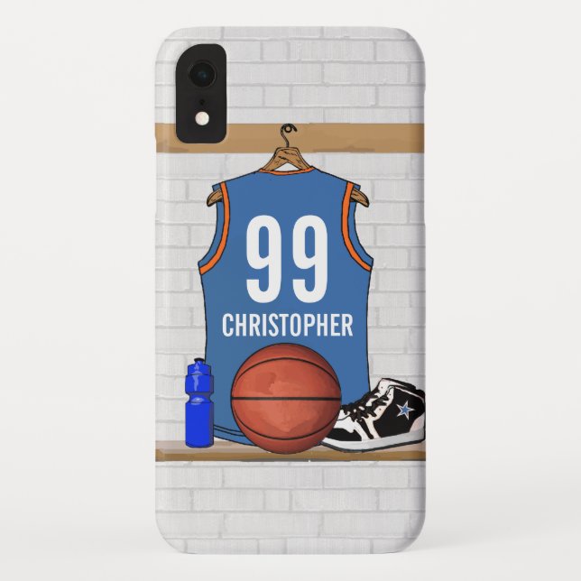 Personalized Basketball Jersey (LB) Case-Mate iPhone Case (Back)