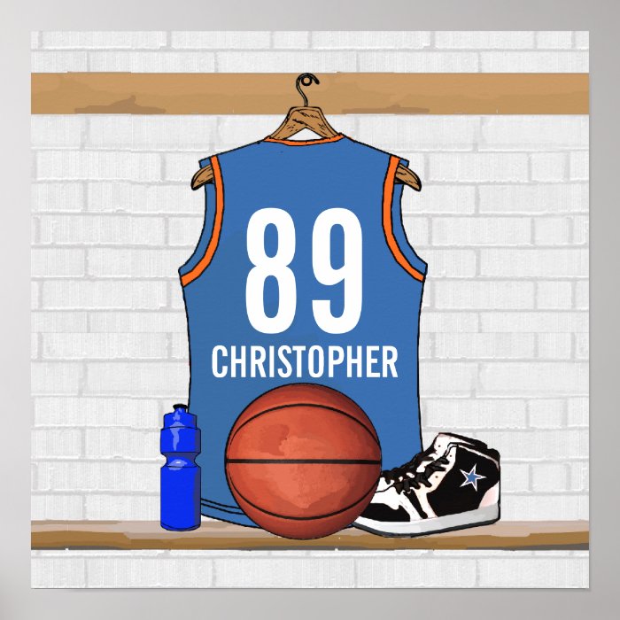 Personalized Basketball Jersey (LBO) Print