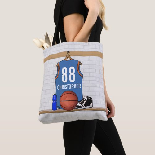 Personalized basketball jersey LBO Tote Bag