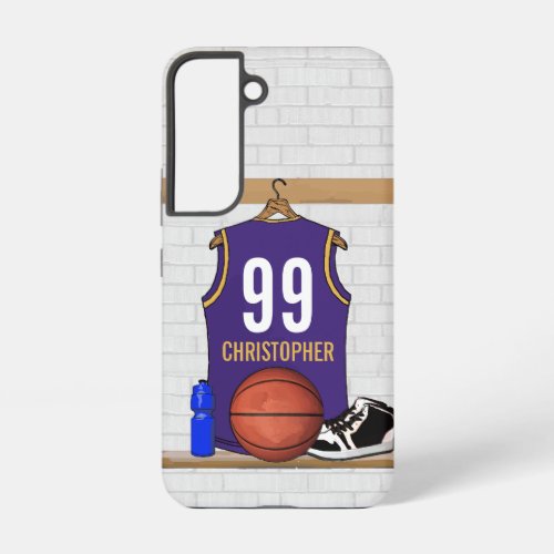 Personalized Basketball Jersey PG Samsung Galaxy S22 Case