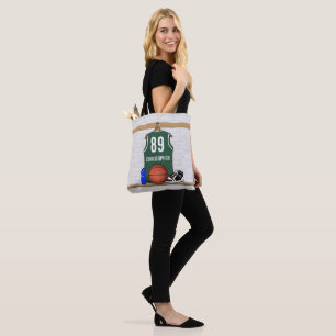 Personalized Basketball Jersey Tote Gift Bag