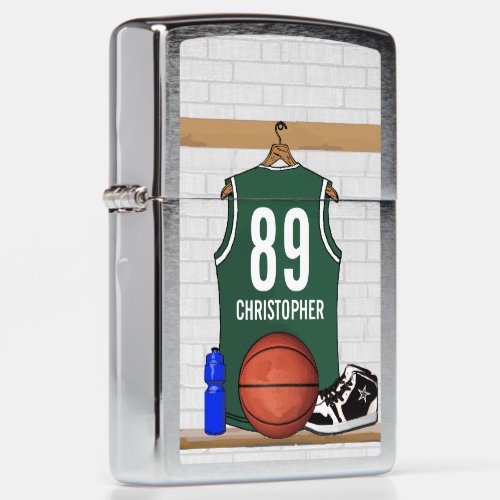 Personalized Basketball Jersey Zippo Lighter