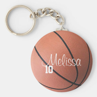 Personalized Basketball Keychain