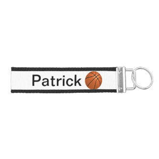 Personalized basketball keychain
