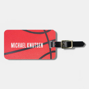 Personalized Basketball Luggage Tag